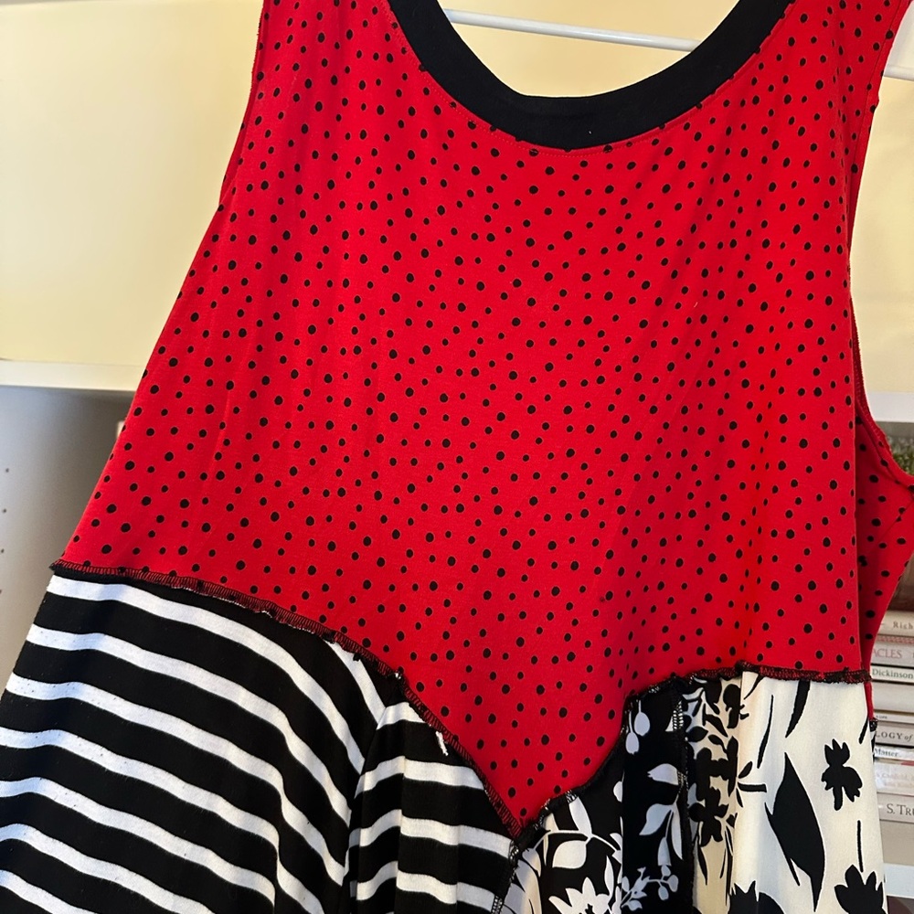 Custom patchwork dress - Picture 3 of 5